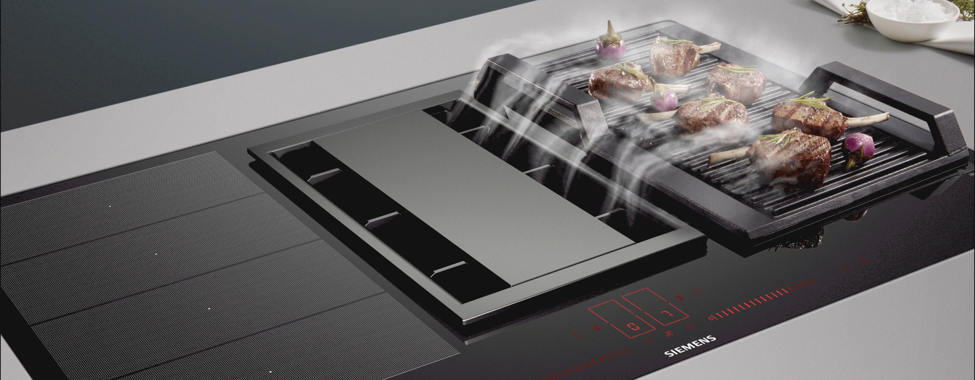 Integrierter Dunstabzug Firma Siemens